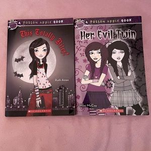 Set of 2 Poison Apple Books